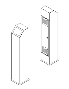 FillnDrive DLS — standalone terminal and in-dispenser mounted unit