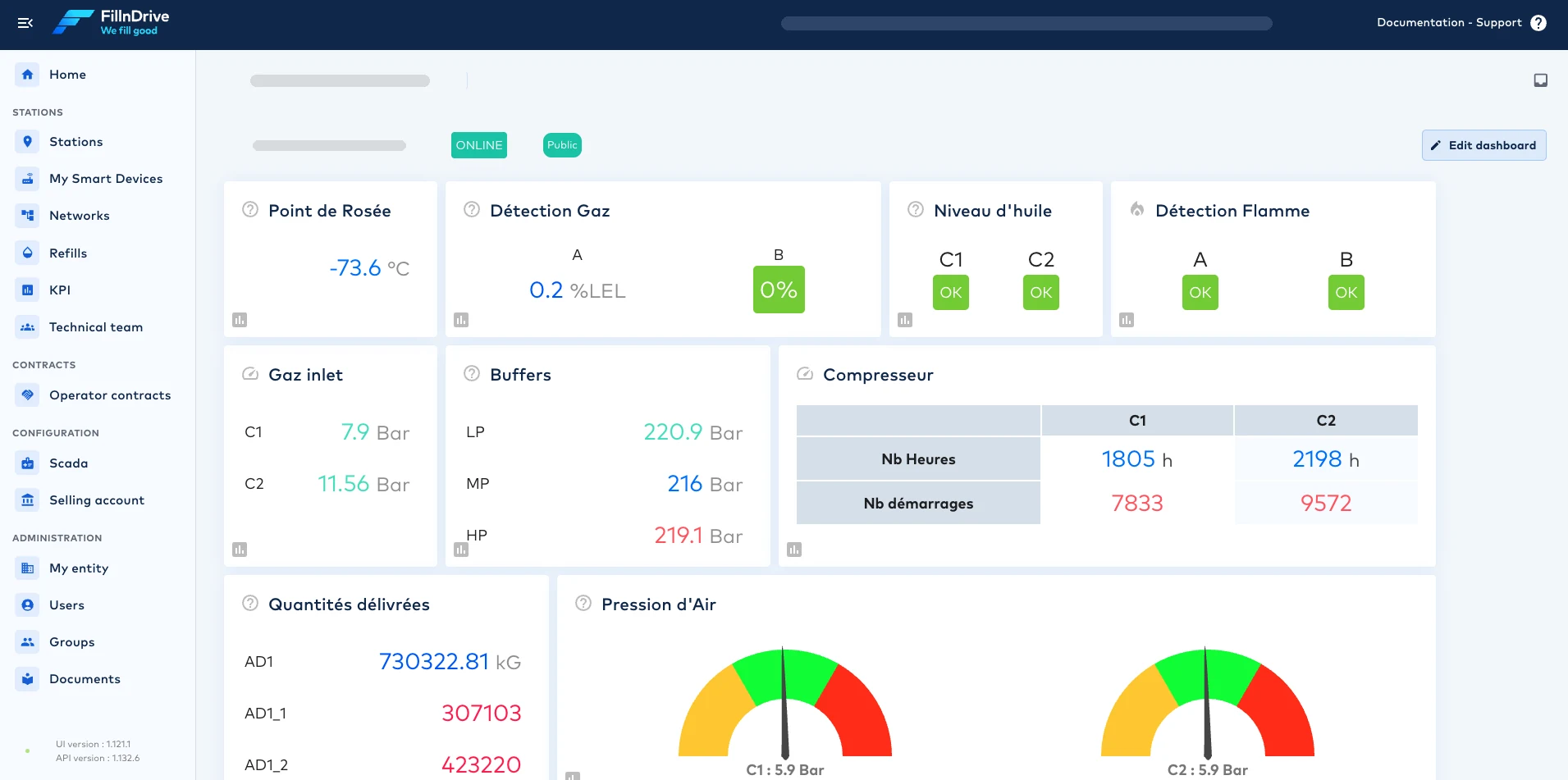 FillnDrive WebPortal — client dashboard